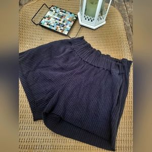 High Waisted Ribbed Shorts